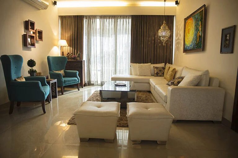 Luxury 2 BHK living room